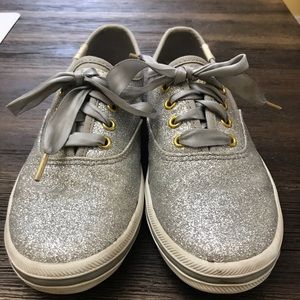 Kate spade keds glitter sneakers